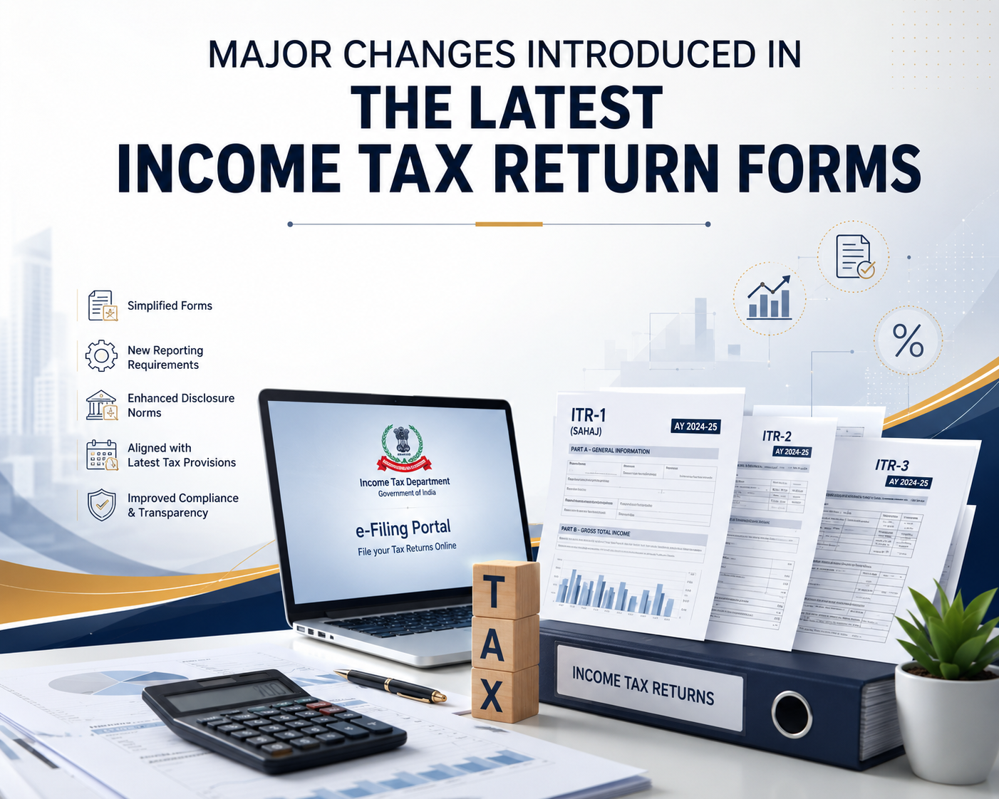 Major Changes Introduced In The Latest Income Tax Return Forms